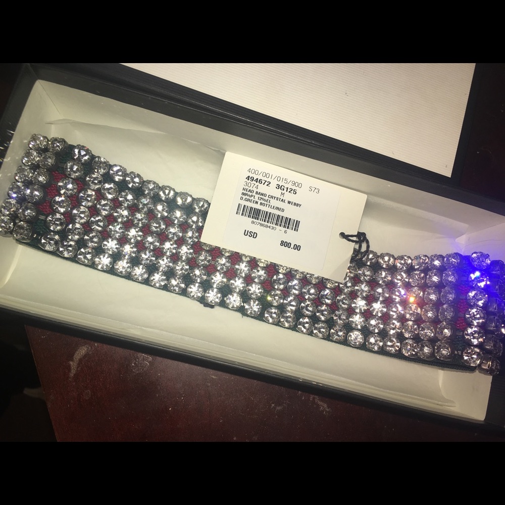 Gucci crystal headband